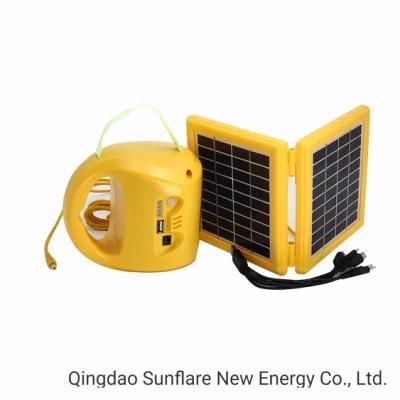 Solar Panel Power Hot Sale AC Adaptor/Charging Mobile Phone Solar Home Lighting Solar Light Lantern Lamp