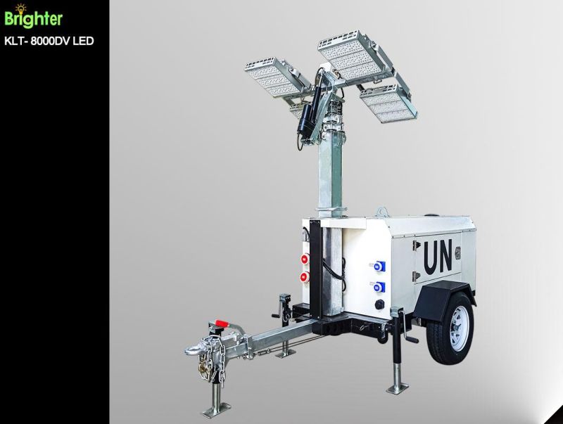 Perkins Engine Mobile Lighting Tower for Rescue Team and Emergency