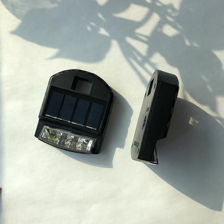 LED Solar Garden Lights Used for Attention Signal Notice Board Solar Security Lamps