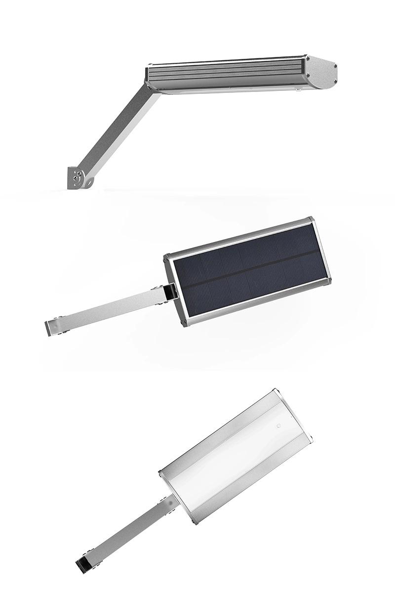 Outside Waterproof Wireless Solar LED Outdoor Wall Light with Pole Arm