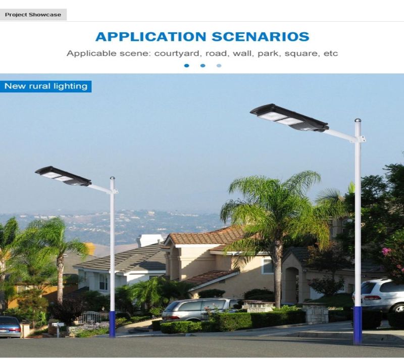 30 60 90 120 W IP65 Saterproof Outdoor Integrated All in One Solar LED Street Light
