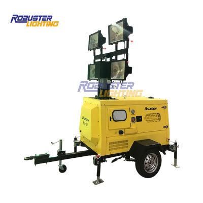 Factory Produce Air Force Use 8m Hydraulic Mast 11kw Lighting Plant