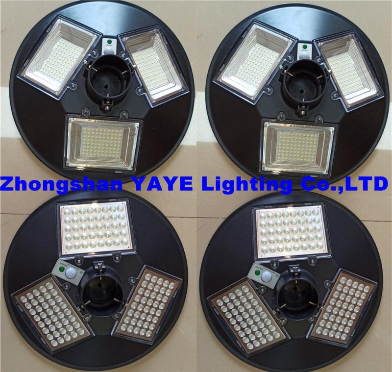 Yaye 18 Hot Sell Factory Price 120 Watt Waterproof LED Outdoor Solar Street/Road/Garden Lamp with Rador Control / Motion Sensor+ Remote Controller