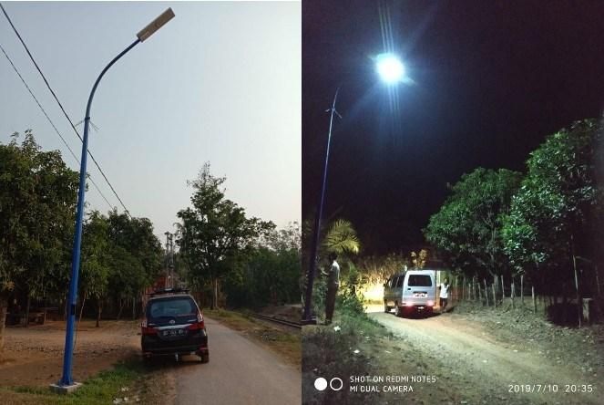 Hot Sale All in One Outdoor LED Solar Street Light Motion Sensor Home Light with Pole Road Light