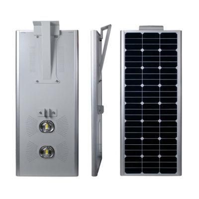 All in One LED Solar Lamp Street Light 80W with CCTV Camera