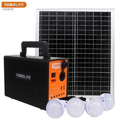 Yobolife Solar Lighting System With12V Car Cable Output Function