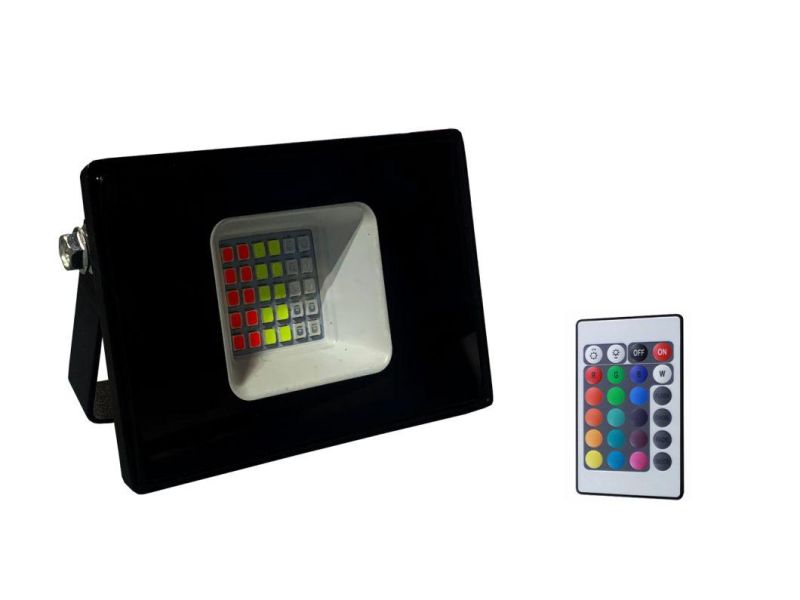 IP65 RGB Remote Controller LED Outdoor Floodlight Color Changeing Outdoor LED Flood Lamp LED Spot Light