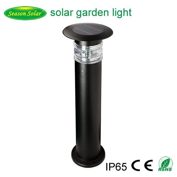 Smart Recontrol LED Garden Lighting Post Outdoor Solar Bollard Light with Solar Panel System