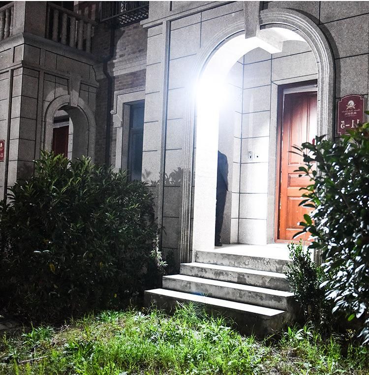 Solar Street Light Multiple Head Wall-Mounted Motion Sensor Waterproof Integrated Outdoor Light Courtyard Road Lighting