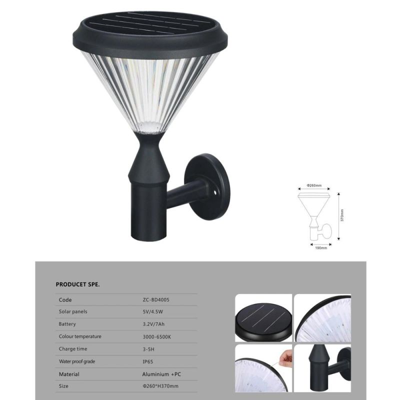 Household Outdoor Garden Yard Wall Solar Lighting Jardins