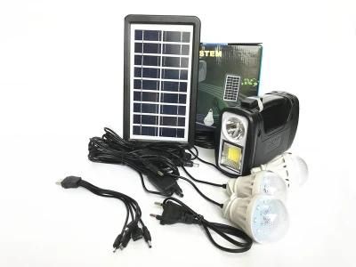 Portable Emergency Solar Kit with LED Bulbs Lights