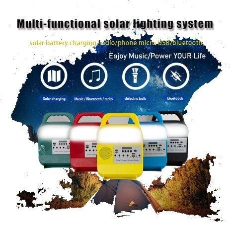 Global Sunrise Portable Solar Light Kits with 3PCS 8000mAh LED Lamps Solar Generator Sre-685