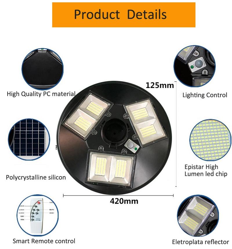 Hairolux Outdoor Waterproof High Lumen Ultra Brightness Decoration Post Pillar Lamp LED Solar Garden Light