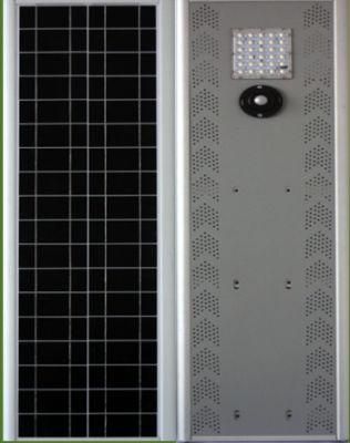 Integrated Solar LED Street Light, LED Solar Street Light 30W Ce, RoHS Approved IP65