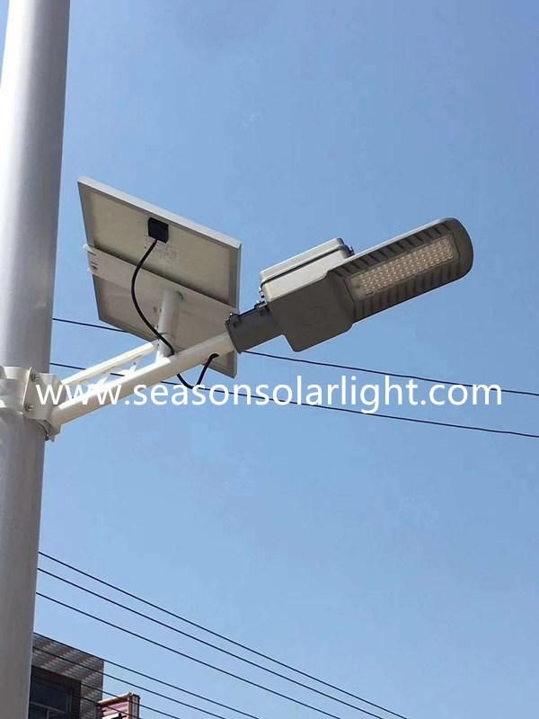 High Power LED Project Lighting 5m Intelligent Sensor Lighting Solar Outdoor LED Street Light with LED Light & Battery