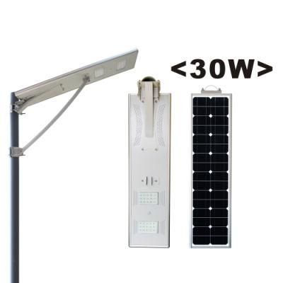 All in One 30W LED Street Light Solar Power Lamp