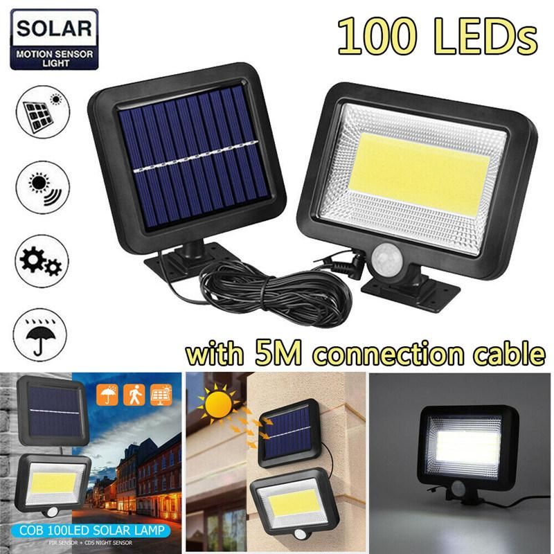 3 Modes COB 100LED Solar Sensor Light