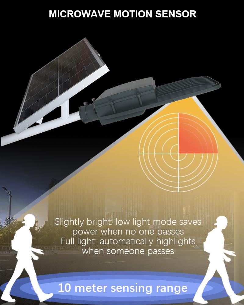 High Brightness Solar Pole All in One LED Road Lamp