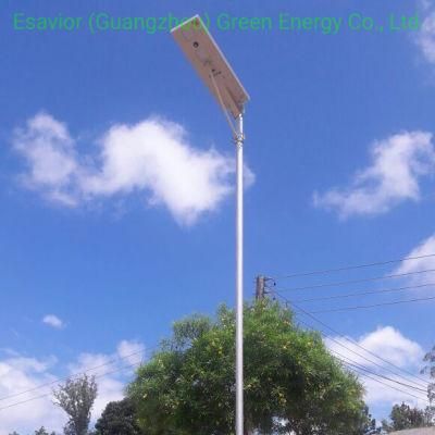 High Brightness 20W 2400 Lumen Integrated LED Solar Motion Sensor Street Light All in One