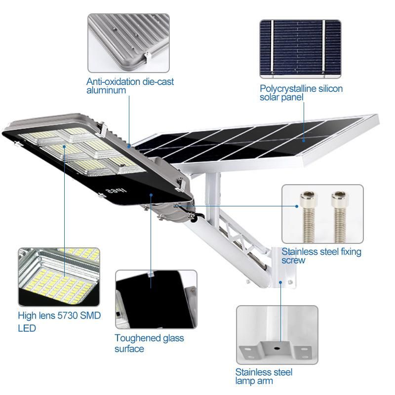 New Hot Sale Energy Saving High Brightness 100W 200W 300W Integrated All in One LED Solar Street Light