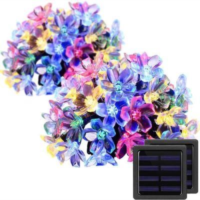 Solar Christmas Lights LED Solar Lights LED Solar Fairy Blossom Flower for Indoor Outdoor, Patio, Lawn, Garden, Christmas Wyz18076