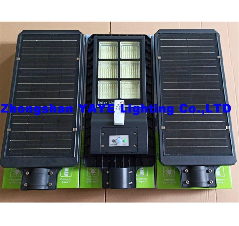 Yaye 2021 Hot Sell Aluminum Material 300W/200W/100W All in One Solar Street Light with Remote Controller