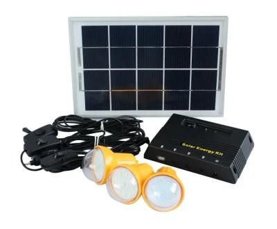 Rural Home Use Solar LED Light Lighting System with USB