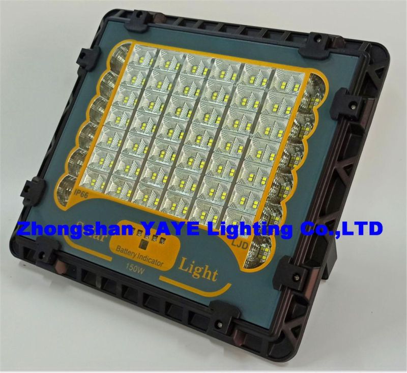 Yaye 2021 Hot Sell USD20.5/PC 100W Solar LED Flood Light/ 100 Watt Solar LED Garden Light
