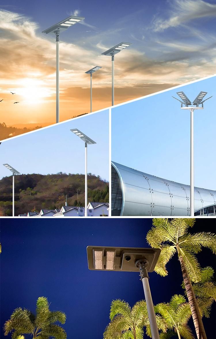Bspro IP65 Outdoor All in One Solar Street Lamp Integrated LED Solar Street Light