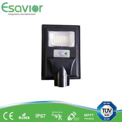 Professional Manufacturer 30W Waterproof Integrated All in One LED Solar Powered Street Garden Light with IP67 Ik10 CE RoHS