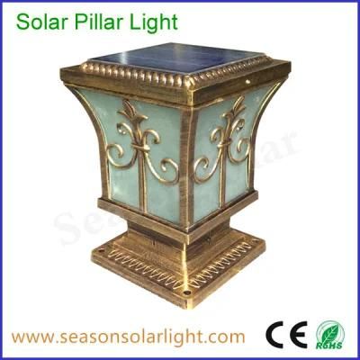 Factory Wholesale 5W Solar Panel Solar Fence Light with LED Lighting Lamp for Garden Gate Lighting