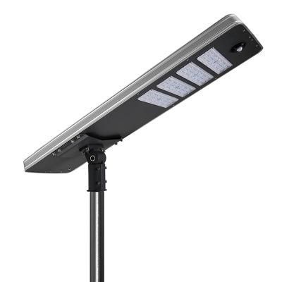 Outdoor Lighting Motion/PIR Sensor IP65 Waterproof Adjustable All in One LED 30W 40W 50W 60W 80W 100W 120W Integrated Solar Street Light