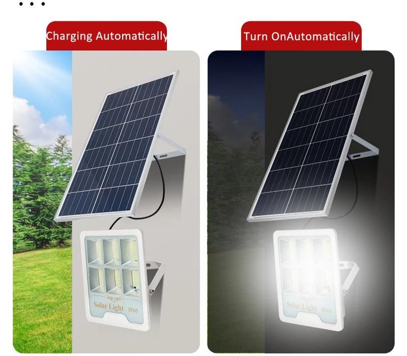 Solar Outdoor Waterproof Lighting IP65 Reflector SMD LED 100W 150W 200W 300W Garden LED Solar Flood Lights