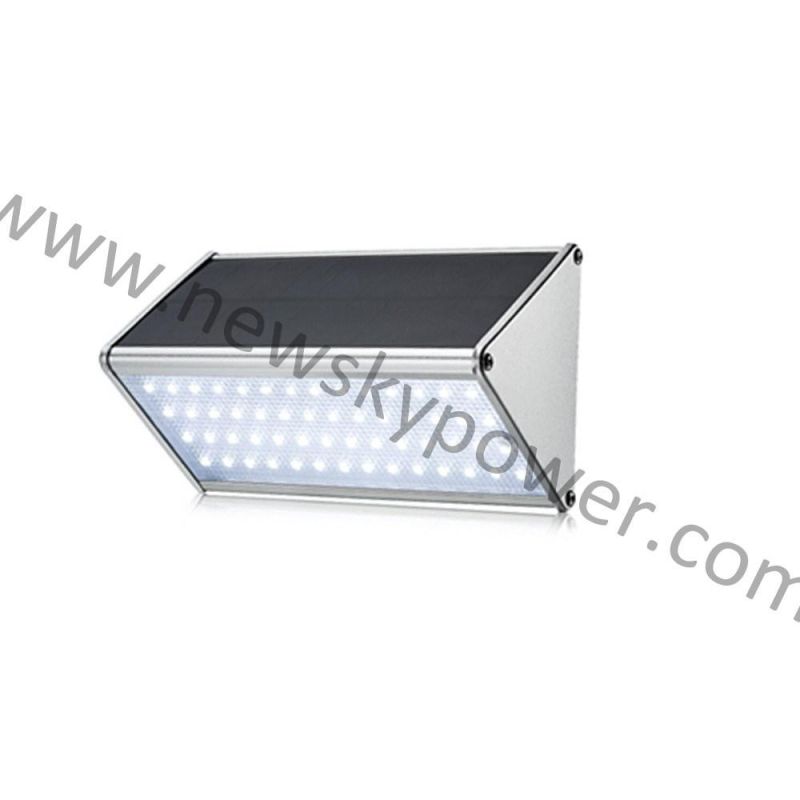 Outdoor LED Waterproof IP65 Aluminium Alloy Material Solar Wall Lights for Garden Home Use