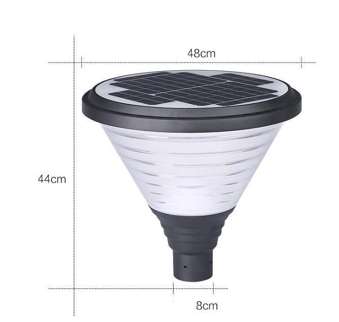LiFePO4 Battery Warm White Outdoor LED Solar Courtyard Lights