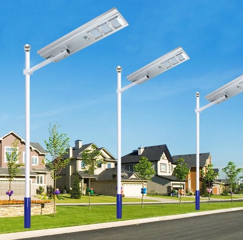 IP65 Waterproof Energy Saving 60W 100W All in One Solar LED Street Lamp