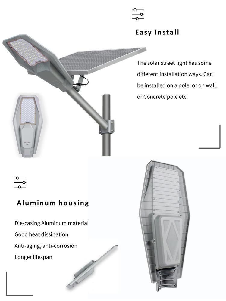 Modern Design Newsky Mj-Xj801 Solar Street Light Without Motion Sensor