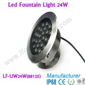 24X1w LED RGB Lighting, RGB LED Controller WiFi Addressable RGB LED Underwater Lamp