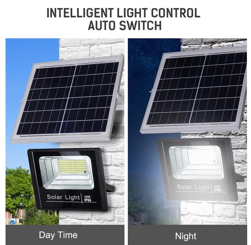 40W 60W 120W 200W LED Solar Lights Outdoor Solar Flood Garden Lights Waterproof Projector High Quality LED Solar Street Light