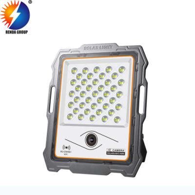 300W Solar Energy LED Lighting IP67 Flood Lamp with CCTV