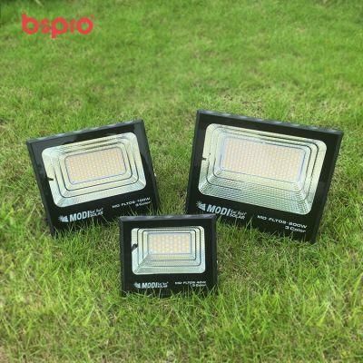 Bspro Plastic Floodlight Rechargeable 40W LED Outdoor Color White Solar Flood Light