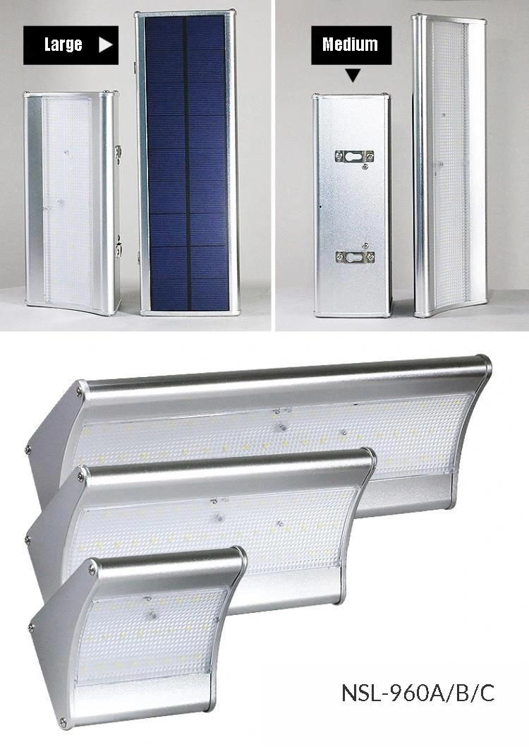 Outdoor Waterproof IP 65 Wireless Solar Wall Lighting for Garden Yard