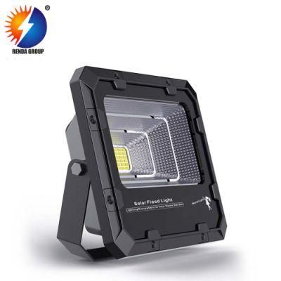 Renda Solar Die-Casting Aluminum Frame Outdoor Land Road ED Solar Energy Flood Lamp