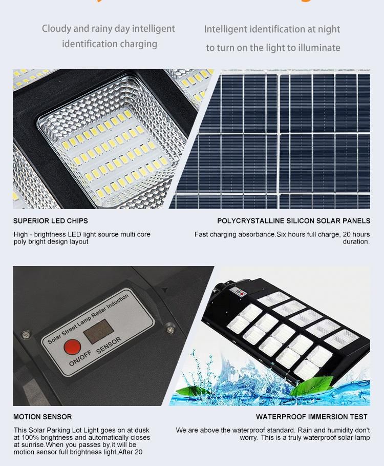 High Brightness Camera Panel Security Powered Solar ABS Street Light