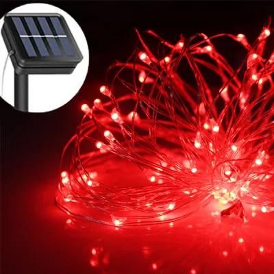 Outdoor Solar Garland Light Fairy Lights Christmas LED String Light for Window Home Tree Backyard Decoration