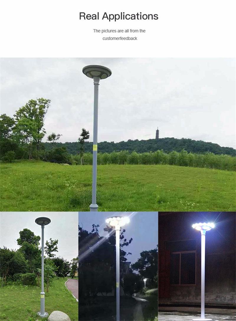 IP65 Aluminum Solar Energy Outside Modern UFO Garden Road Lamp