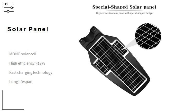 China Wholesales Lithium Battery Aluminum Housing Solar Pole Light