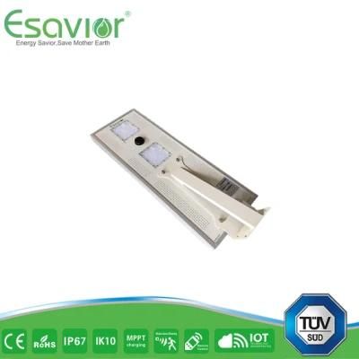 Esavior 12.8V 18ah Batteries Capacity Solar Street Lights Solar Lights for Outdoor/Public Lighting