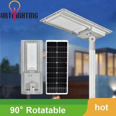 New Human Body Induction Square Road Courtyard Outdoor 6 Meters LED All in One Solar Panel Energy Lamp Solar Street Light