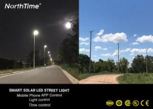 Solar Parking Lot Lights All in One Design 120W LED Street Light